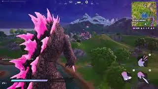 Fortnite com Godzila