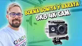 SK8 4K PLUS la CÁMARA deportiva ECONÓMICA ideal