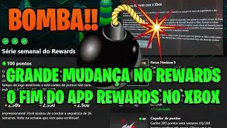 GRANDES MUDANÇAS NO MICROSOFT REWARDS NO XBOX  - ANUNCIADO O FIM DO APP DO REWARDS NO CONSOLE !