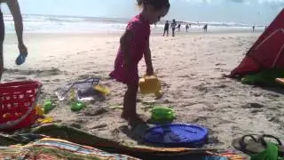 Kids at the beach 2
