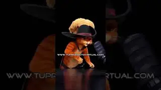 Video invitación de cumpleaños de el Gato con Botas demo | Personalizada | Voces dobladas