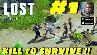 I Found lost man trapped in island with mutatnt Zombies | Lost in Blue Gameplay In Hindi |