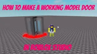 How to make a working model door in Roblox Studio