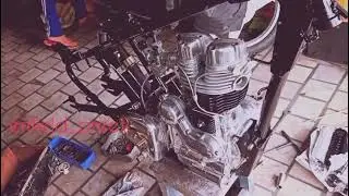 rebuilding the engine old model 1975 #shorts #bullet #youtube