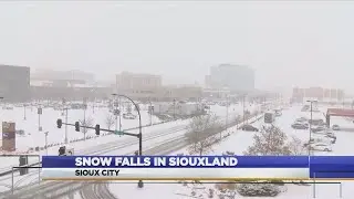 Snow Falls In Siouxland