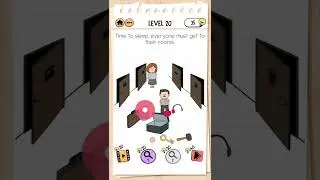 The McBrain Family Level 20 time to sleep, everyone must get to their rooms, Brain Test 2