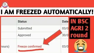 HOW I GET FREEZED IN 2 ROUND OF BSC AGRICULTURE|| MUST WATCH||