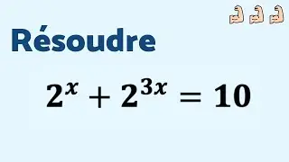 Solve 2ˣ + 2³ˣ = 10 💪💪