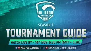 Tournament Guide | PMPL MENA & South Asia Championship S1