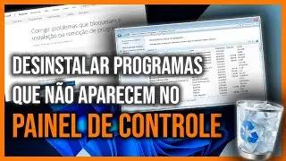 Como excluir programas que não aparecem no painel de controle do computador: Passo a Passo