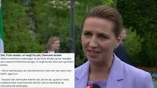 Pressemøde fra Schweiz med Mette Frederiksen - 15-6-2024