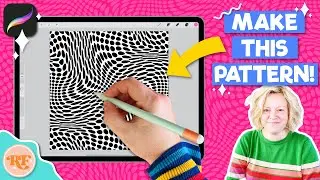 Easy Procreate Tutorial: How to make a seamless polka dot pattern in Procreate (Beginner Friendly)
