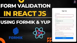 Form Validation in React JS | React Form Validation in Hindi | React form validation with formik yup
