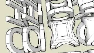 Google SketchUp - text intersection