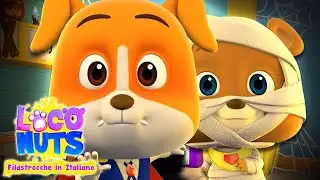 Spaventoso boo bwaah | Cartoni animati per bambini | Loco Nuts Filastrocche | Canzoni italiane