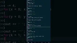 Diamond pattern in c++ 