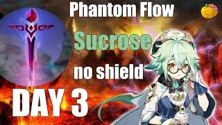 Phantom Flow day 3 No Bars Can Hold Me Sucrose no shield mode - Genshin Impact Inazuma event 2.0