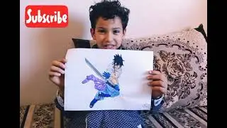 How To Draw Sasuke ( Naruto shippuden)
