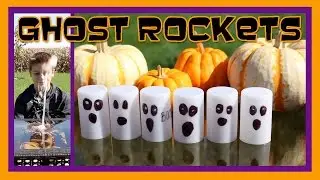 Halloween Ghost Rockets! Easy Kids Science Experiments