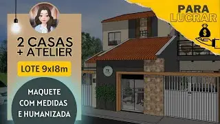 🏡Para LUCRAR💲2 CASAS + PONTO COMERCIAL. Renda extra! 