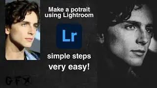 how to make a potrait edit using Lightroom ( very easy and simple to edit) || TUTORIAL ||