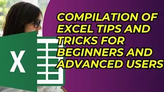 Compilations of Microsoft Excel Tips and Tricks You Need to Know! #finance #microsoftoffice #data