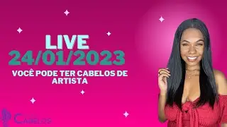 Laces e perucas! O poder de mudar os cabelos sem dor! Live 24/01/2023