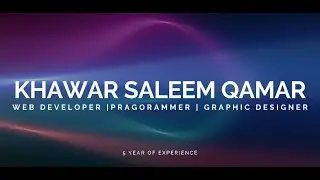 Khawar Saleem Qamar professional web developer | programmer