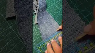 Утилизирую кусочки джинса