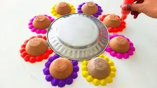 Beautiful New Diya Diwali Rangoli Designs Tricks For Diwali | इस दिवाली पर बनाये/Diwali Rangoli 2024