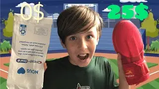 1$ vs 25$ baseball sliding mitt