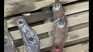 Изготовление тяги копира погрузчика.
