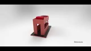 Food Kiosk show case 3d