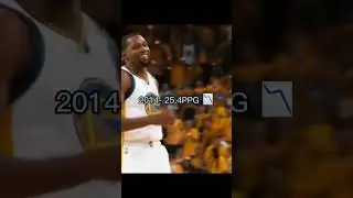 Kevin Durant PPG over the years📈KD didn’t play in 2019 due to injury👍 