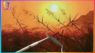 Beautiful And Easy Painting Ideas Of Nature For Beginners | Canvas Paintings Compilation