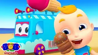 Ice Cream Song, Yum Yum Ice Cream and Kids Rhymes by Bob The Train