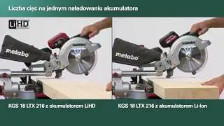 Akumulatory Metabo LiHD (1 min)
