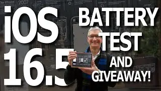 iOS 16.5 Battery Life / Battery Drain / Battery Performance Test + Giveaway.
