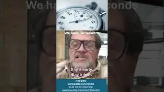 34 Seconds - Say it early and quickly - #34seconds #short #messaging #attentionspan #listeners