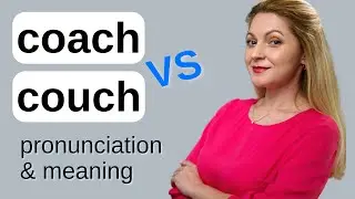COACH and COUCH difference | Confusing words in English