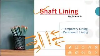 Temporary Lining of shaft | Shaft Sinking | Part-4 | Lining of Shaft | By Suman Sir