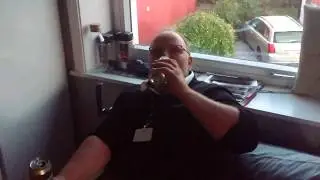 LO thinks he has left a can of cider!
