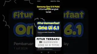 Fitur bermanfaat one ui 6.1 #shorts #samsungoneui #samsungoneui7 #samsungoneui6