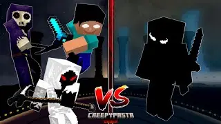 Herobrine, Entity 303, Dreadlord vs Null | Minecraft Creepypasta Story and Epic Battle