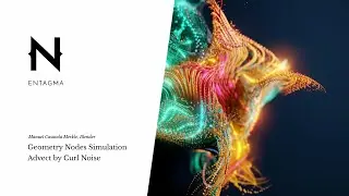 Blender Tutorial: Geometry Nodes Simulation: Advect by Curl Noise