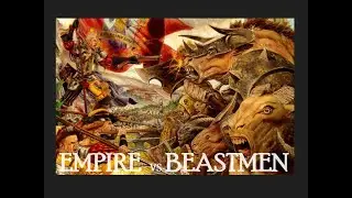 WARHAMMER THE OLD WORLD BATTLE REPORT - EMPIRE VS BEASTMEN 500 PTS