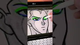 iPad Pro + Clip Studio PAINT ❤️ 90s Anime Style 😎 