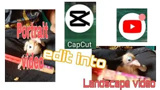 PAANO MAG EDIT NG PORTRAIT VIDEO INTO LANDSCAPE VIDEO.How to edit portrait video to landscape video