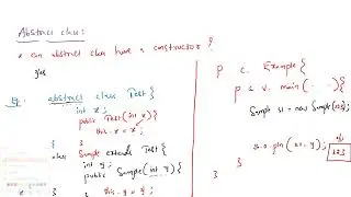 10. Java OOPs - Abstract class and interface intro