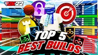 *NEW* TOP 5 BEST BUILDS IN NBA 2K22 SEASON 4! THE BEST DEMIGOD GUARD, LOCK & CENTER BUILDS IN 2K22!